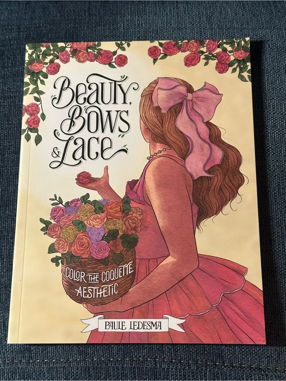 Beauty, Bows & Lace Adult Coloring Book